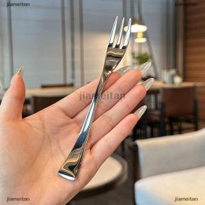 [COD] jiameitan ชุดส้อมโต๊ะสแตนเลสสตีลด้ามยาวชุดช้อนส้อมเกาหลีมีดสลัดผักผลไม้ครัว