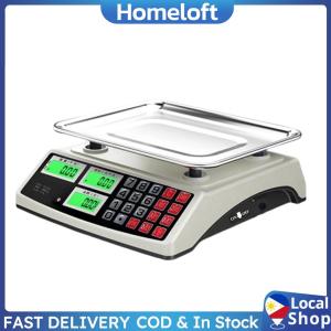 40kg/1g Counting Weight Scale with Stainless Steel Plate Food Produce Scale Electronic Small Scale for Farmers Market Meat Shop