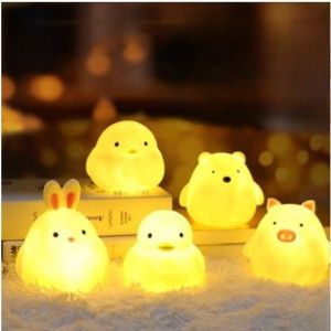 Đèn Ngủ Đèn Trang Trí Decor Các Con Vật Thú Cưng Siêu Dễ Thương Xinh Xắn