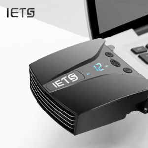IETS GT202 Vacuum Cooler for Laptop USB Portable  Laptop Exhaust w/ Temperature Display