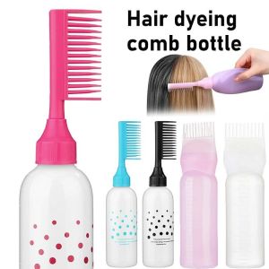 Hair Dye Bottle With Applicator Brush Dyeing Bottle Salon for Hair Styling Tool