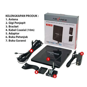 Antena Advance AA-101 Antenna Digital Analog Dalam & Luar Cocok Untuk STB Tv Tahan Hujan dan Panas