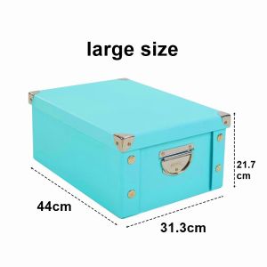 foldable storage box with lid kotak simpanan lipat dengan penutup