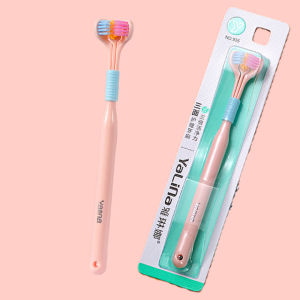【2nd 50% off】Three Sided Soft Hair Tooth Toothbrush Ultra Fine Soft Bristle Adult Toothbrush Oral Care Safety Teeth Brush Oral Health Cleaner
