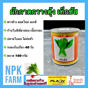 กวางตุ้งฮ่องเต้ เท็กซัส หมดอายุ 01-2570 ขนาด 100 กรัม กวางตุ้ง ไต้หวัน ผลผลิตสูง โคนก้านกว้างหนา ปลายใบมน ไม่ห่อหัว ก้านฝบสีเขียวอ่อน เนื้อกรอบ ขายง่าย npkplant