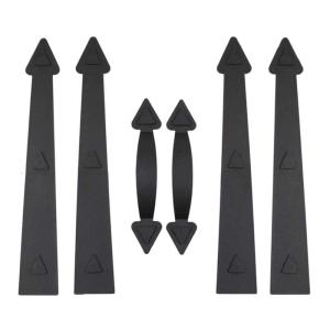 Fast Garage Door Upgrades Set 6 Magnetic Accessories Hinge Handle Design Adjustable Position No Tool Required