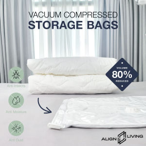 [SG STOCK] Vacuum Compressed Storage Bag Foldable Organizer Travel Clothes Storage Bag Space Saving Seal Bags