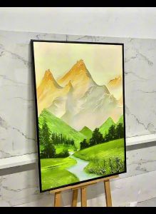 Tranh Núi Rừng Tranh Thiên Nhiên Tranh Tráng Gương Tranh Canvas Tranh Decor Tranh Trang Trí