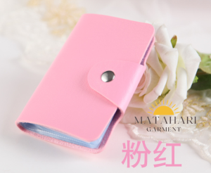 24Slots PU Leather Cards Holder Card IC Driving License Mini Organizer Wallet Purse Beg Simpan Kad卡包