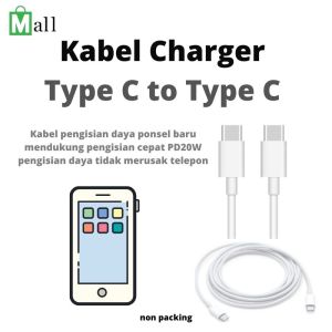KTC10- USB Type C Fast Charger Kabel PD Tipe C to Type C Quick Charge