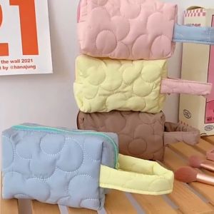 Cosmetic bag Soft Flannel Cartoon Pattern Fashion for Women COD