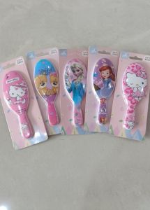 VIRAL!!! Sisir Anak Karakter Oval Anti Kusut Sisir Rambut Korea Model Oval | Sisir Anak Berkarakter