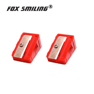 2pcs Fox Smiling Head Repair Tools Cue Tip Sharpener Random Color Leather Cutting Billiard Accessories