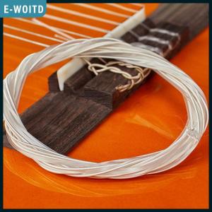 E-WOITD  6pcs Guitar Strings Nylon Silver Strings Set for Classical Classic Guitar