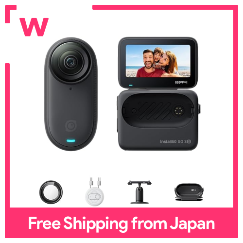 Insta360 GO 3S 4K small wearable vlog camcorder, hands-free POV