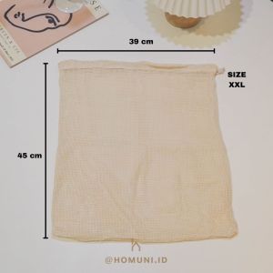 Shopa Tas Belanja Lipat Jaring Eco Friendly Reusable/Cotton Produce Mesh Shopping Bag/Kantong Tempat Sayur Buah Ramah Lingkungan