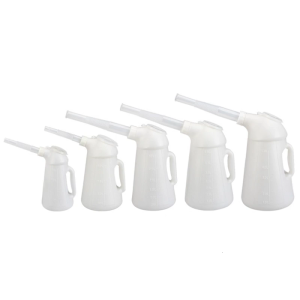 Oil Measuring Container Automotive Motor Oil Dispenser Motor Oil Container Plastic Long Neck Oil Jugs for Automotive