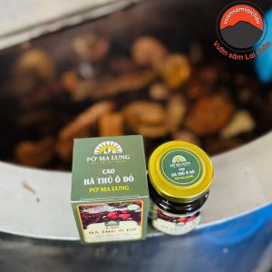 Cao hà thủ ô đỏ gia truyền đặc biệt từ củ hà thủ ô đỏ nguyên chất kết hợp dược liệu quý rừng Tây Bắc