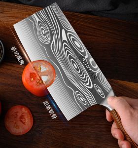 Handmade Chopper Chef Stainless Steel Knife Professional Kitchen Knives Slicing Knives Super Sharp Blade  Slicer  Meat