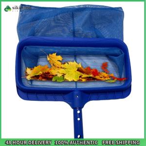 Sikiwind Swimming Pool Cleaning Net Large Capacity Leaves Cleaning Net Swimming Pool Cleaning Leaf Skim Net for Cleaning Spa Pond Pool Hot Tubs Fountains