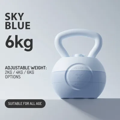 Weight-Adjustable Kettlebell | Water-Filled Kettlebell | 4KG/6KG/8kg/10kg Weight Lifting | Fitness Equipment