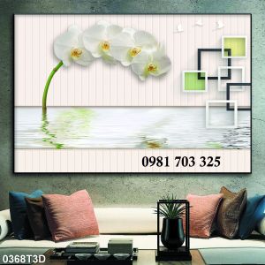 Gạch tranh 3d hoa đẹp phong thủy