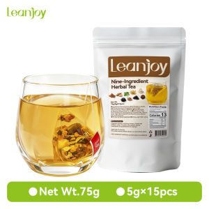Leanjoy 9 in 1 pure Herbal Tea bag-ChicoryPueraria Root Mulberry Leaf Lily BulbPoria MushroomPolygonIm Root Reed Rhizome Money Willow Leaf Barley