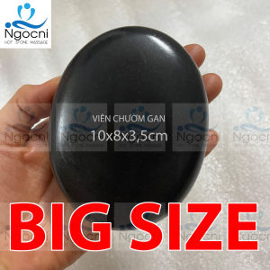 Viên Chườm Gan Big Size 10x8x35cm đá nóng massage đá mát xa