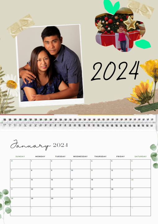 2024 Personalized Wall Calendar Lazada PH