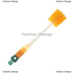 [COD] Fashion Change 5 In1 Cartoon Bottle Brush Set Long Handle Home Multifunctional Cup Brush Cleaning Brush Head Kitchen Cleaning Accessories