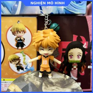 Móc khóa mô hình Haikyuu chibi Vua bóng chuyền Koshi Yu Nishinoya Kei Tobio Kageyama Shoyo Hinata Kenma