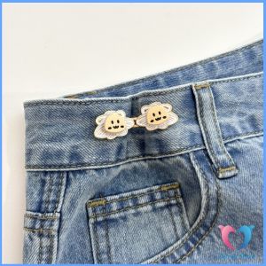 D.S. 1ชุด ตะขอปรับกางเกง แบบหัวเข็ม หัวเข็มขัดปรับเอว หน้าอิโมจิ Fashion Pins