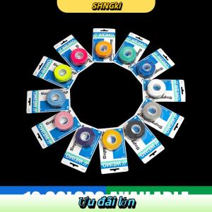SHNGki 3 cái gói Cầu Lông Tay Cao Su Bọc Xung Quanh Xử Lý Với Chống-Trượt Sweatband Grip Xử Lý Da Cầu Lông Tay Cao Su