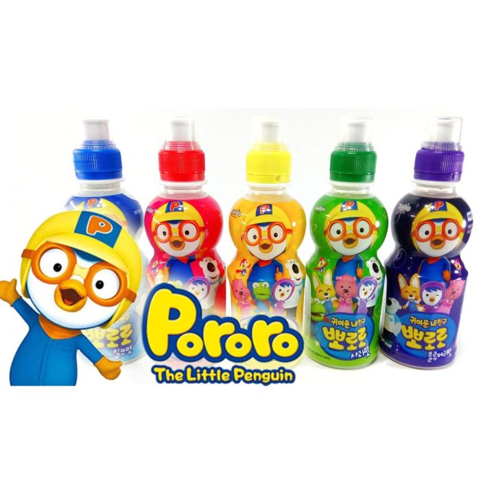 Nước uống Pororo Hàn Quốc (5 loại: Vị Việt Quất, Dâu, Táo,chuối, Sữa ...