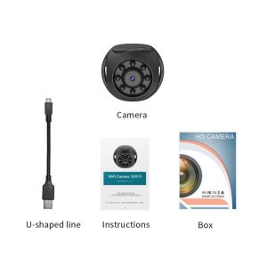 🎁 【Readystock】 + FREE Shipping 🎁 WK10 Smart WiFi Mini Camera Has A Small Size and Wide Application Range Supporting 1080P HD Wide Angle and Phone Connectivity