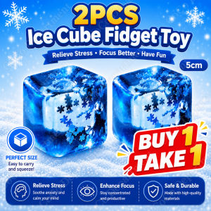 BUY 1 TAKE 1 Snowflake Ice Cube Squishy Fidget Toy Cool Gel Stress Relief Dulaan nga Hinay Mobalik