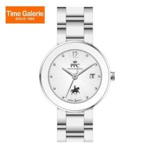 Paris Polo Club PPC-EB02-SL-WE White Dial Stainless Steel Women Watch