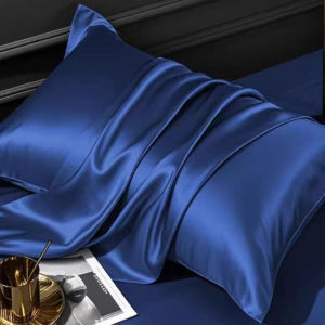 Ice Silk Pillowcase Scandinavian Style Wrinkle Free Hair Protective Hydrating Soft Smooth Household