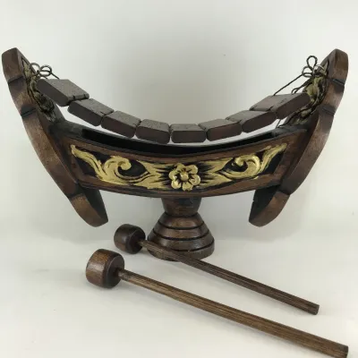 Mini Thai xylophone wooden xylophone ระนาดไทย ของเล่นไม้ เครื่องดนตรี ระนาดเอก เครื่องดนตรีไทย ระนาดไม้ ระนาดไม้สักปิดทอง ระนาดฝึกหัด ของตกแต่งบ้าน