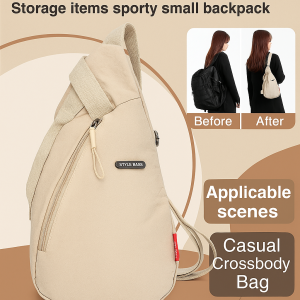 Minimalist Lightweight Crossbody Bag for All Seasons Young Adults  Fashionable Style  Versatile Carry Options for Trendsetters and Office Workers