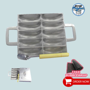 PROMO HARGA CETAKAN COR ALMUNIUM KUE PUKIS ISI 10