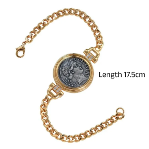 Greek Goddess Lucky Bracelet Wealth Good Luck Bracelet Vintage Exquisite Jewelry All Match Blessing Bracelet