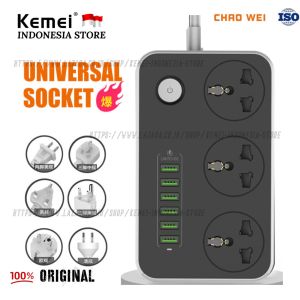 Stop Kontak Colokan Multiguna Multifungsi Kabel Power Socket High Quality 2 3 6 USB PORT