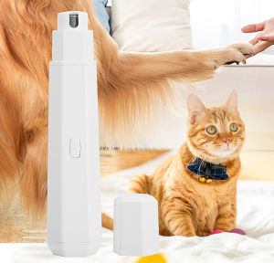 Electric Dog Nail Grinder Rechargeable Pet Nail Grinder 3-Speed Painless Pet Nail Trimmer Pet Nail Polisher Electric Nail File for Large Medium Small Dogs and Cats Professional Quiet Pet Paws Grooming & Smoothing