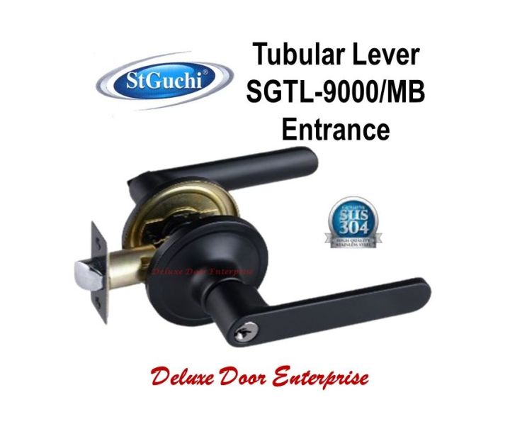 St Guchi Tubular Lever SGTL-9000 MB Entrance Lever Handle Tubular Door ...