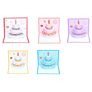 NGHỆ THUẬT Popup sinh nhật 3D bánh chúc mừng phong cách bên mời cho ngày sinh nhật và lễ hội tụ họp