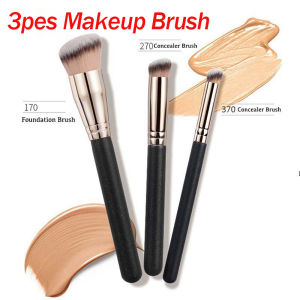 4 In 1 Multi Makeup Brush Set,4 Brushes for Face Eyes Cheeks Lips Travel Cosmetics Convenient With Storage Mini Complete Makeup Retractable Makeup Brush Portable With Dust Cover Blush Brush Makeup Setting Powder Foundation Brush