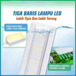 Lampu LED GANTUNG Aquascape Aquarium 20 - 80cm WRGB