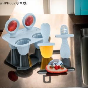 WP💓💛💖 Silicone Ice Cream Breastmilk Popsicle Molds DIY Homemade Ice Cream Mold Kitchen Gadgets