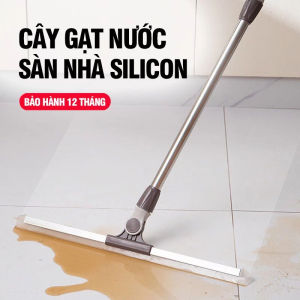 [BÁN CHẠY] Cây Gạt Nước Sàn Nhà Đa Năng Thông Minh Chổi Gạt Kính Lưỡi Gạt Silicon Dẻo Xoay 180 Độ Bảo Hành 12 Tháng